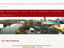 Tablet Screenshot of inventkansas.com